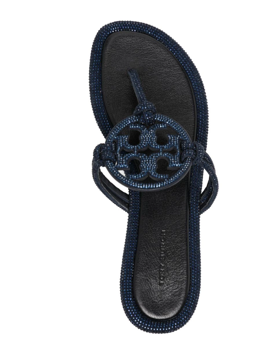 Cheap Tory Pave Burch Miller crystal-embellished sandals Women 0416